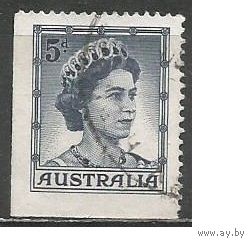 Австралия. Королева Елизавета II. 1959г. Mi#291 D.