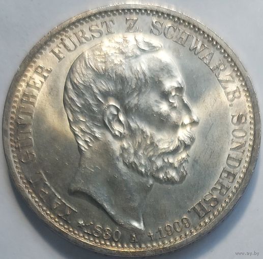3 марки 1909 Щварцбург-Зондерхаузен