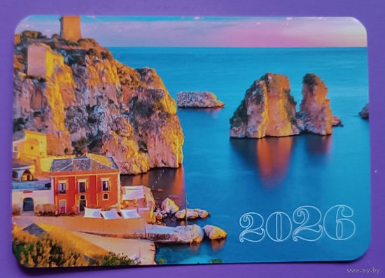Море. Скалы. Календарик, глянец, 2026.ТРАСКО