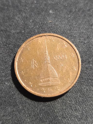 Италия 2 евроцента 2004
