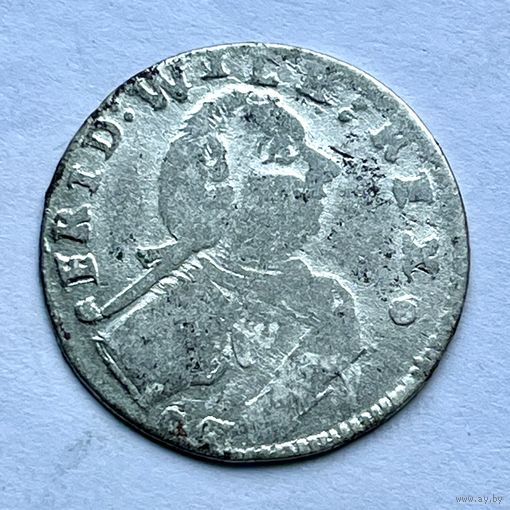 Монета СЕРЕБРО ПРУССИЯ 6 грошей 1719 год ФРИДРИХ ВИЛЬГЕЛЬМ ОТЛИЧНЫЕ