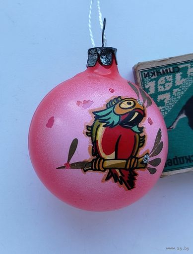 Ёлочная игрушка. Попугай. 240.