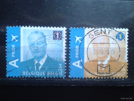 Бельгия 2009 Король Альберт 2 Михель-3,4 евро гаш