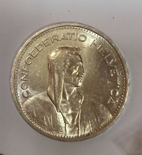 5 франков 1953 Швейцария
