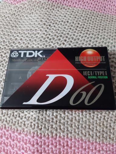 Кассета  TDK D60. дефект упаковки