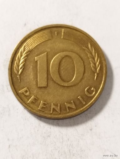 Германия 10 пфенинг 1994 F