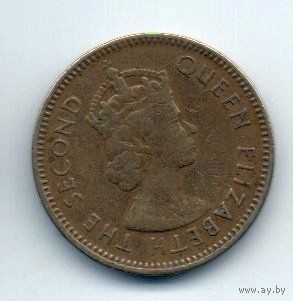 КОРОННАЯ КОЛОНИЯ ГОНКОНГ. 10 ЦЕНТОВ  1965