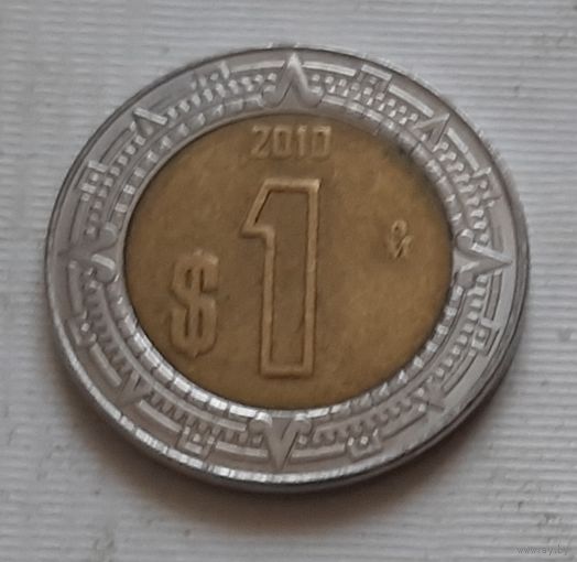 1 песо 2010 г. Мексика