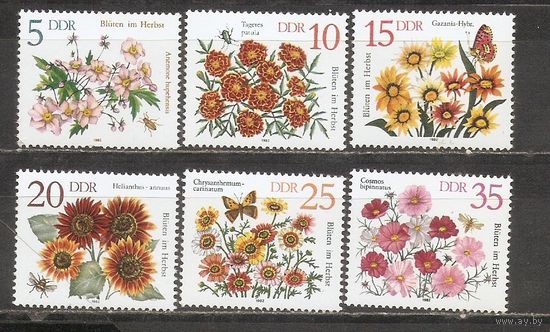 ФФ1 ГДР 1982 Цветы