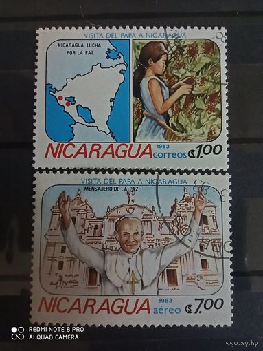 Никарагуа 1983, почта и авиапочта, папа римский