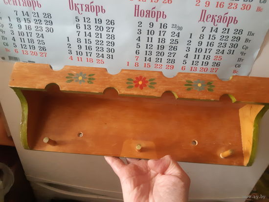 Полка навесная дерево