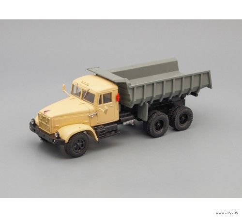 КРАЗ 256Б1 самосвал (1987-1995), бежевый / серый