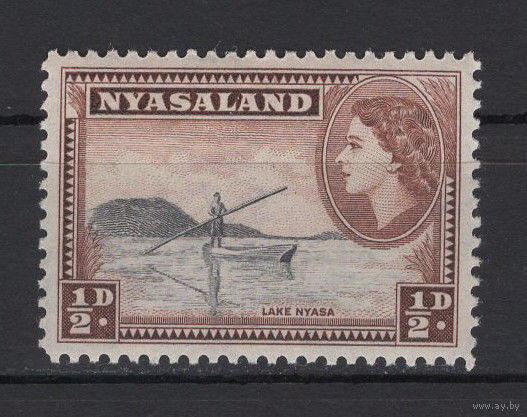 Ньясаленд /Nyasaland 1953** Британский протекторат на юго-востоке Африки Озеро Ньяса SG#173