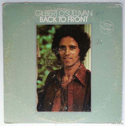 LP Gilbert O'Sullivan – Back To Front (1972) Folk Rock
