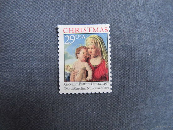 Марка США. Джованни Чима, мадонна с младенцем