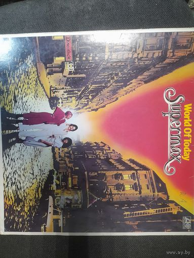 SUPERMAX "WORLD OF TODAY" 1977 LP GERMANY WARNER ATL50.423- ORIG -EX