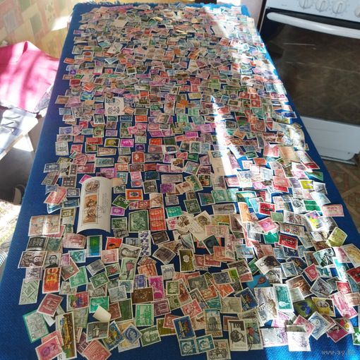 Марки мира. Европа,колонии и др. 50-е,60,70е.годы. Более 1200 марок.