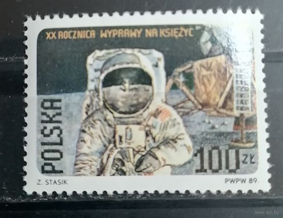 Польша 1989 космос