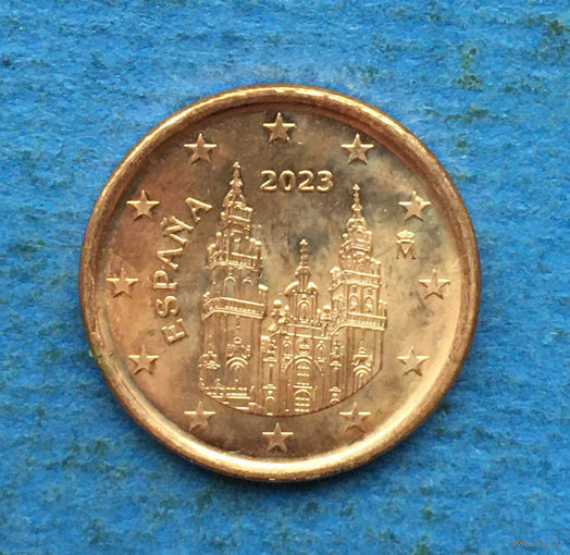 Испания 1 евроцент 2023