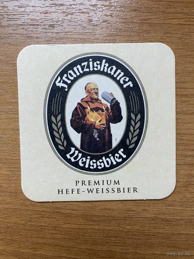Подставка под пиво Franziskaner No 4 /Россия/