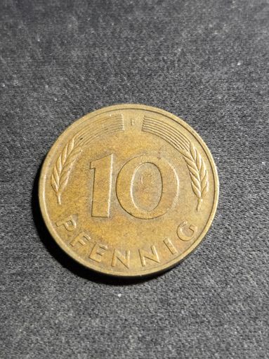 Германия 10 пфеннигов 1984 F