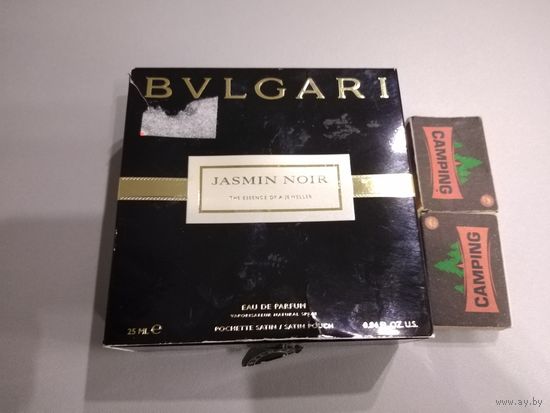 Флакон от BVLGARI в коробке
