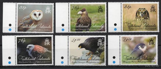 Фолклендские острова 2016. Фауна. Птицы 6 марок 1296