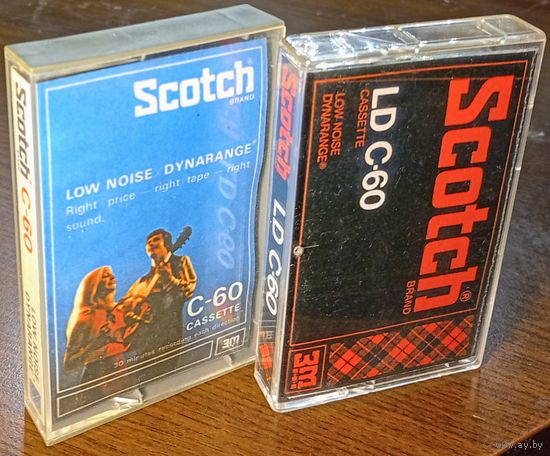 Аудиокассеты Scotch LD и Dynarange 2 штуки.