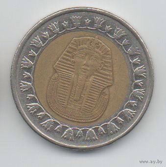 АРАБСКАЯ РЕСПУБЛИКА ЕГИПЕТ 1 ФУНТ 2008. БИМЕТАЛЛ