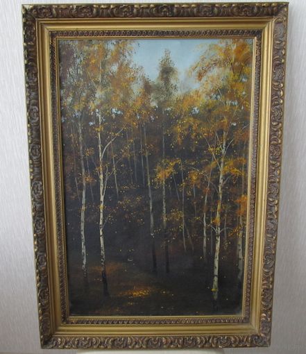 Все лоты с рубля. Картина Позолота,худ.Анищенко В.Г,1991 г,х\м,50\70 с рамой
