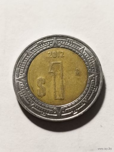 Мексика 1 песо 2012
