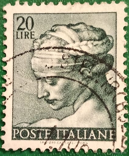 Италия 1961. Работы Микеланджело. С фрески на потолке Сикстинской капеллы