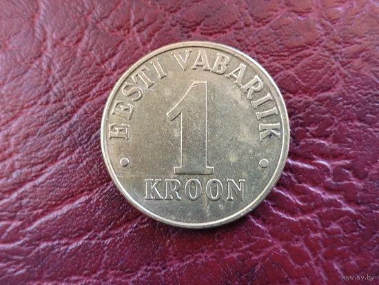 1 крона Эстония 2001 г.