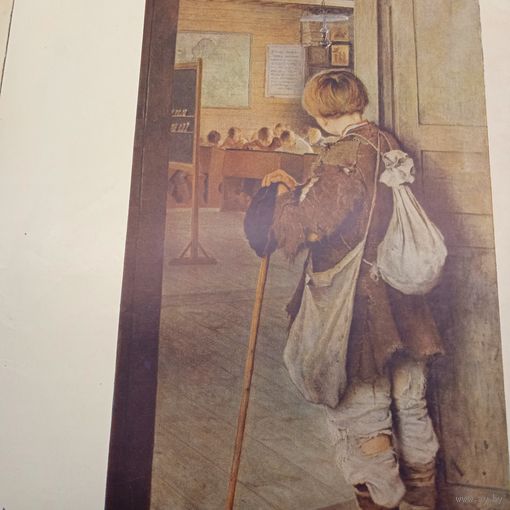 У ДВЕРЕЙ ШКОЛЫ. Огонек