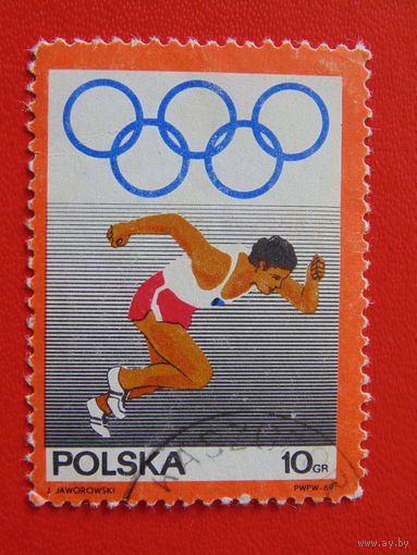 Польша 1969 г. Спорт.