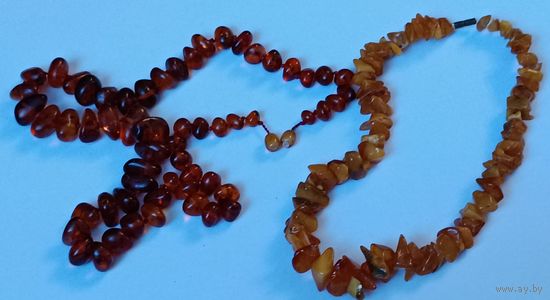 Янтарные бусы из СССР. С 1 рубля!