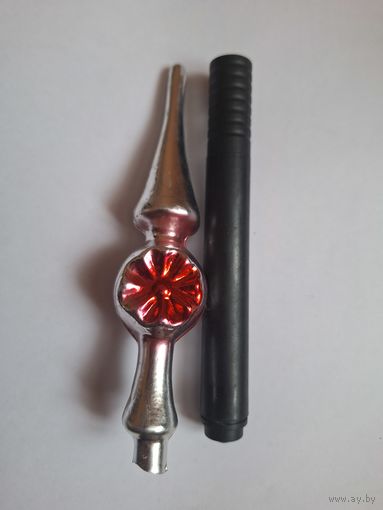 Елочная мини игрушка Верхушка из Ленинградского набора Малютка