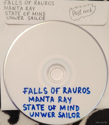 DVD MP3 - дискография FALLS OF RAUROS, MANTA RAY, STATE OF MIND, UNWER SAILOR (Post rock, indie, psychedelic rock) - 1 DVD