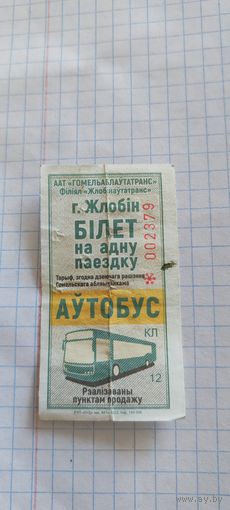 Талон на проезд г. Жлобин