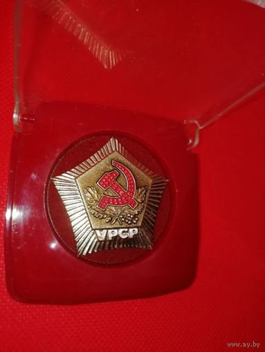 Настольная медаль УРСР (УССР)