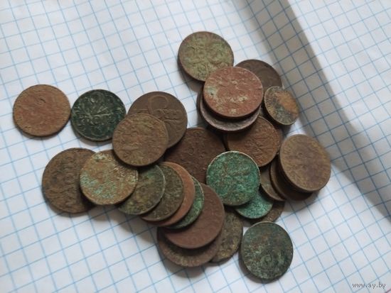 Лот монет Польши первой половины 20-го века