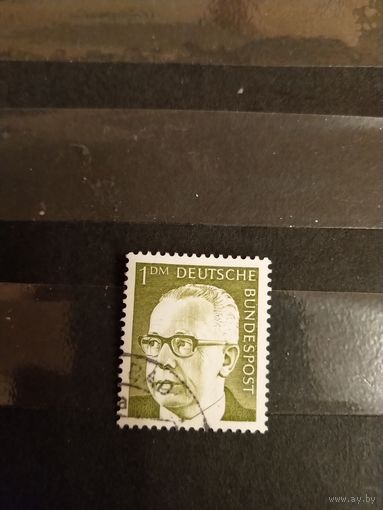 1970 Германия президент высокономинальная марка (3-10)