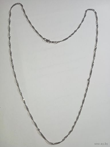 Распродажа серебра 14 лотов с рубля !!! Цепочка серебряная 925 проба .