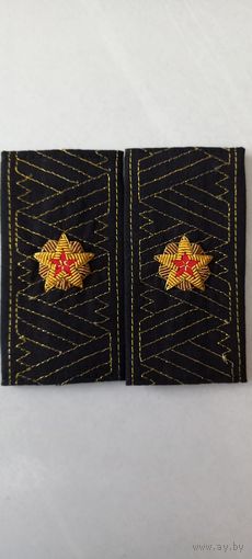 Погоны-муфты государственного советника таможенной службы РБ 3 ранга черные