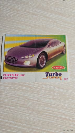 Вкладыша от жвачки TURBO 537