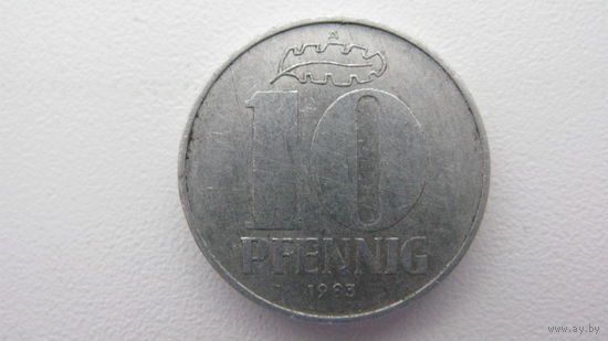 ГДР 10 пфеннигов