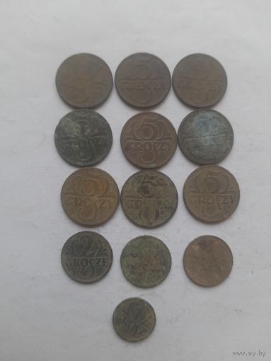 Монеты Польши.