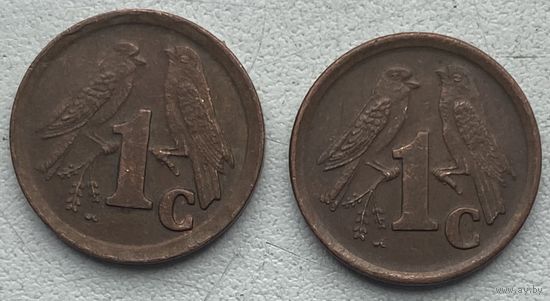 ЮАР 1 цент 1990 г. Цена за 1 шт.