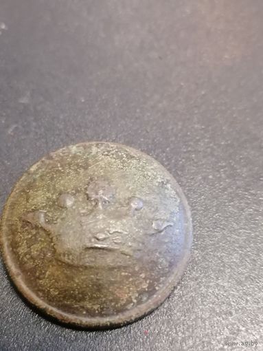 Пуговица корона средняя