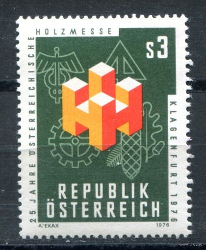 Австрия - 1976г. - 25-летие австрийской деревянной ярмарке - полная серия, MNH [Mi 1517] - 1 марка